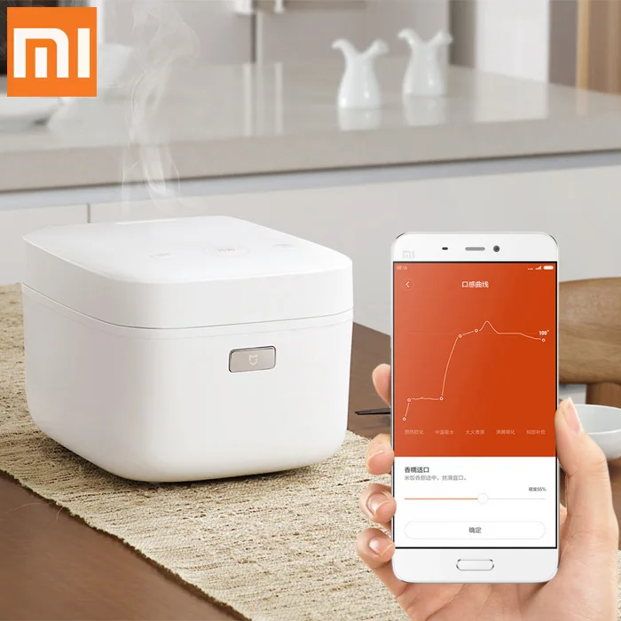 Xiaomi Mijia Mi IH Smart Electric Rice Cooker APP Remote Control 3L Alloy Cast Iron IH Heating Pressure Cooker Home Appliances