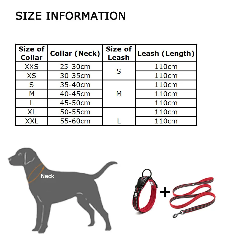 Truelove ошейник и поводок для питомцев, нейлоновый поводок для больших, маленьких, средних собак, мягкий Светоотражающий Поводок для собак, поводок для бега