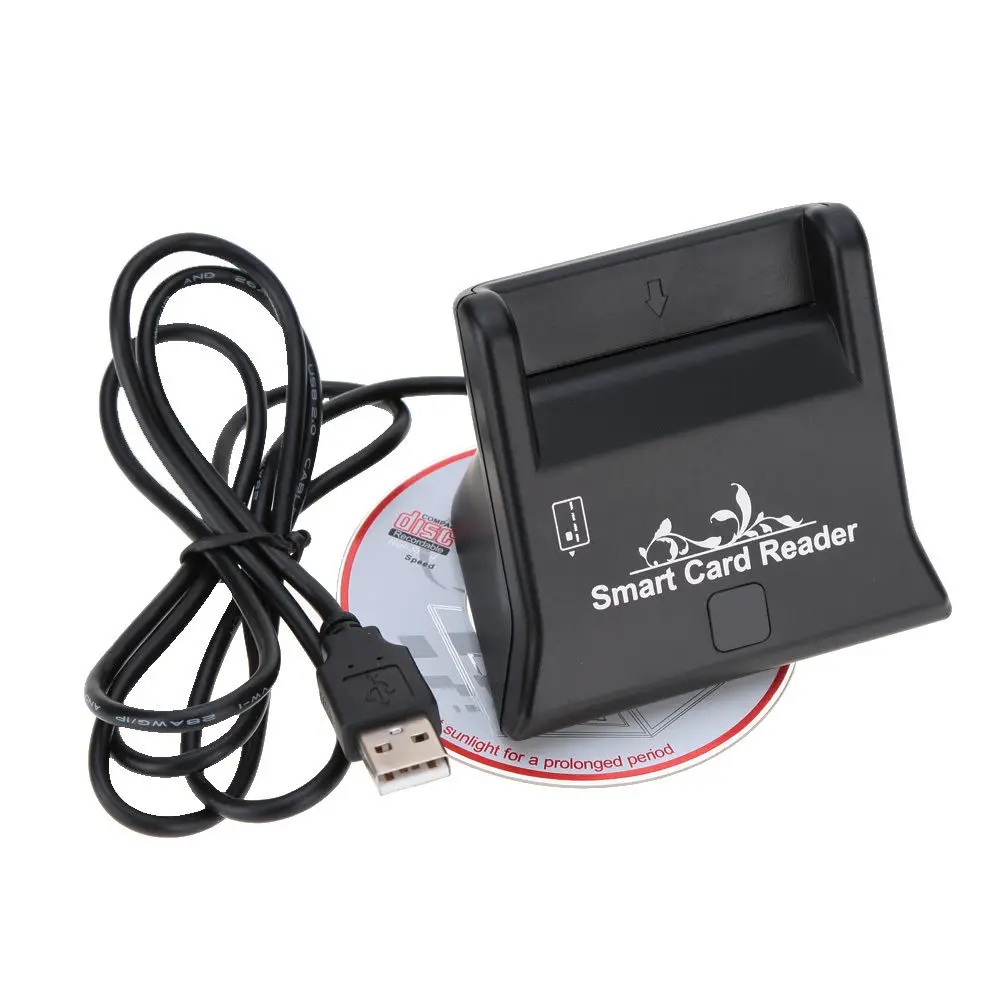 

Smart USB ATM Card Reader For CAC/ID Chip card Free CD Driver