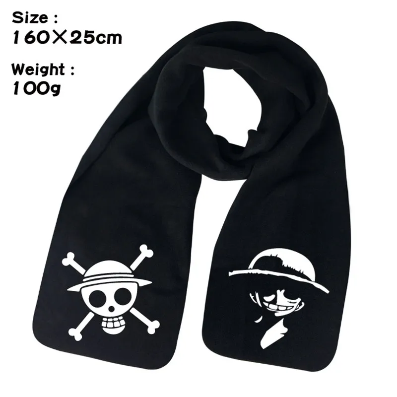 Цельная деталь соломенная шляпа Луффи Trafalgar D зимняя теплая шаль унисекс в стиле
