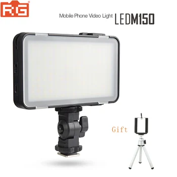 

GODOX LEDM150 Smartphone LED Selfie light 5600K Dimmable Rechargeable Camera Video Light Led Panel for iPhone X Tripod Studio