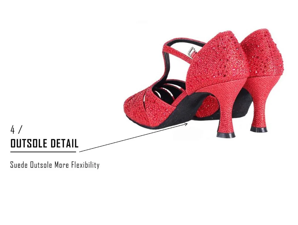 Специальная ; г.; обувь для латинских танцев; стразы; красный цвет; 3 дюйма; обувь для латинских танцев