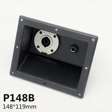 Finlemho Динамик сабвуфер НЧ-динамик Клеммная пластинка аксессуары NL4 SpeakOn гнездо для дома Театр профессиональный аудио DJ комплект из 2 предметов