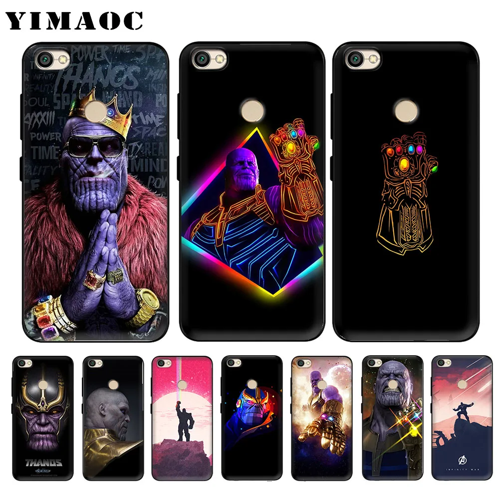 

YIMAOC Thanos Avengers Soft Case for Xiaomi Redmi 4A Note 4X 5 Plus 5A Pro Prime