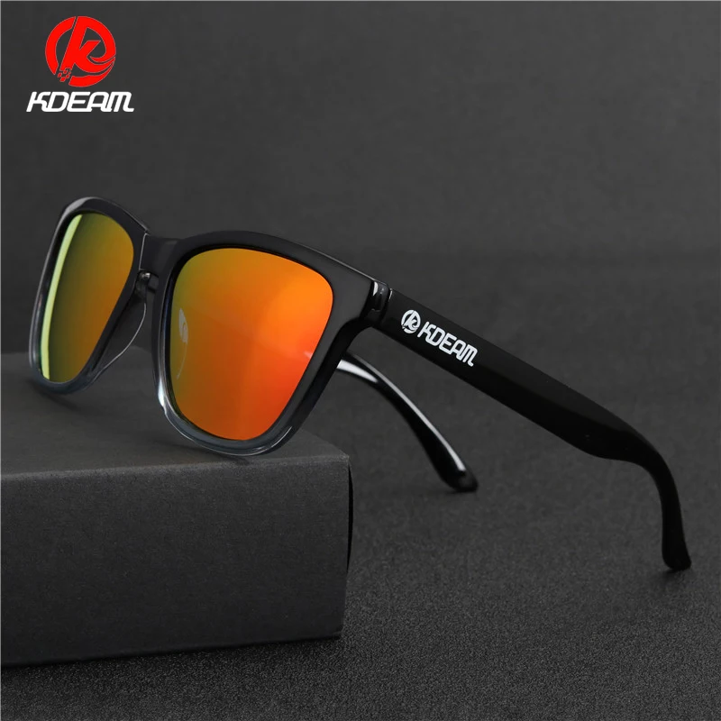 KDEAM Trendy Styles Driver Driving Fishing Surfing Mirrored Polarized Sunglasses Sport Eyewear