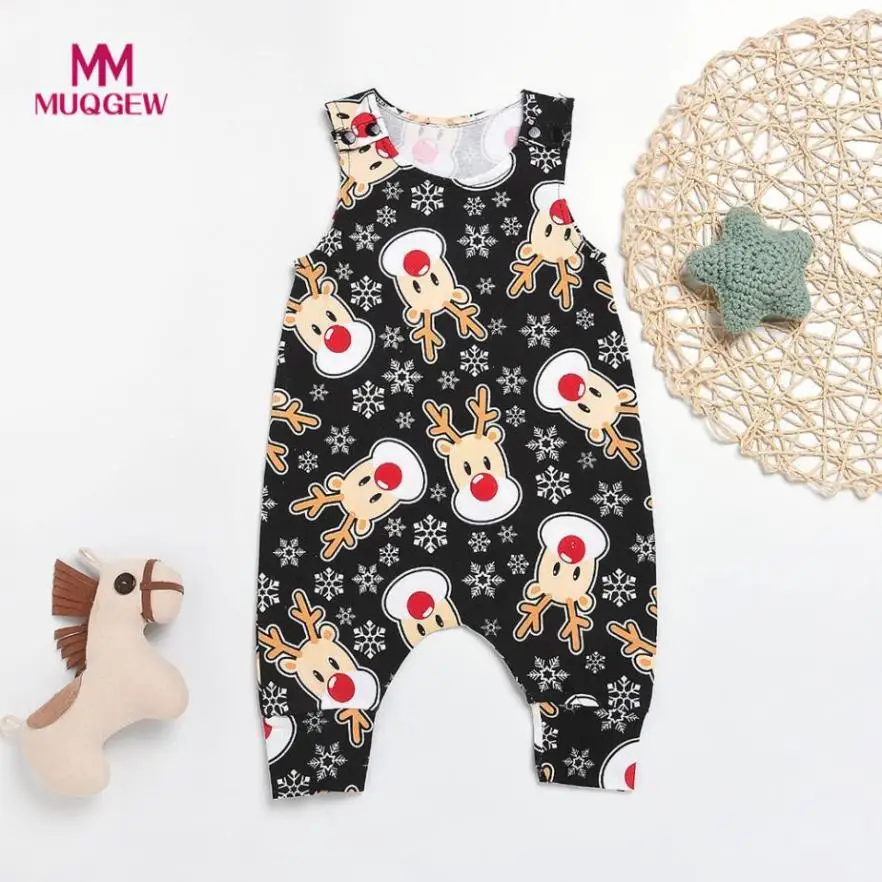 Brand 2018 Toddler Jumpsuits Unisex Baby Boys&Girls Cartoon Print