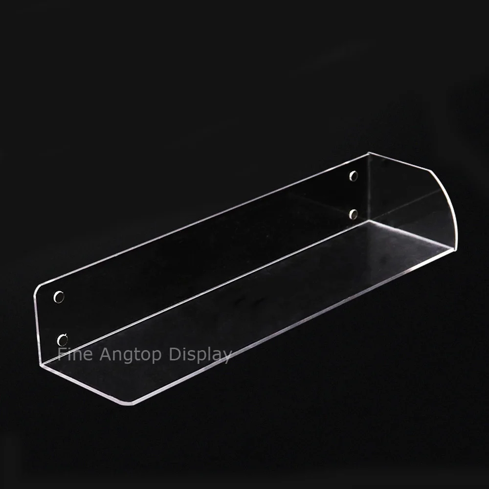 

Clear Acrylic Wall Mountable Nail Polish Essential Oil Bottle Display Shelves Jewelry Collection Holder For Light Items