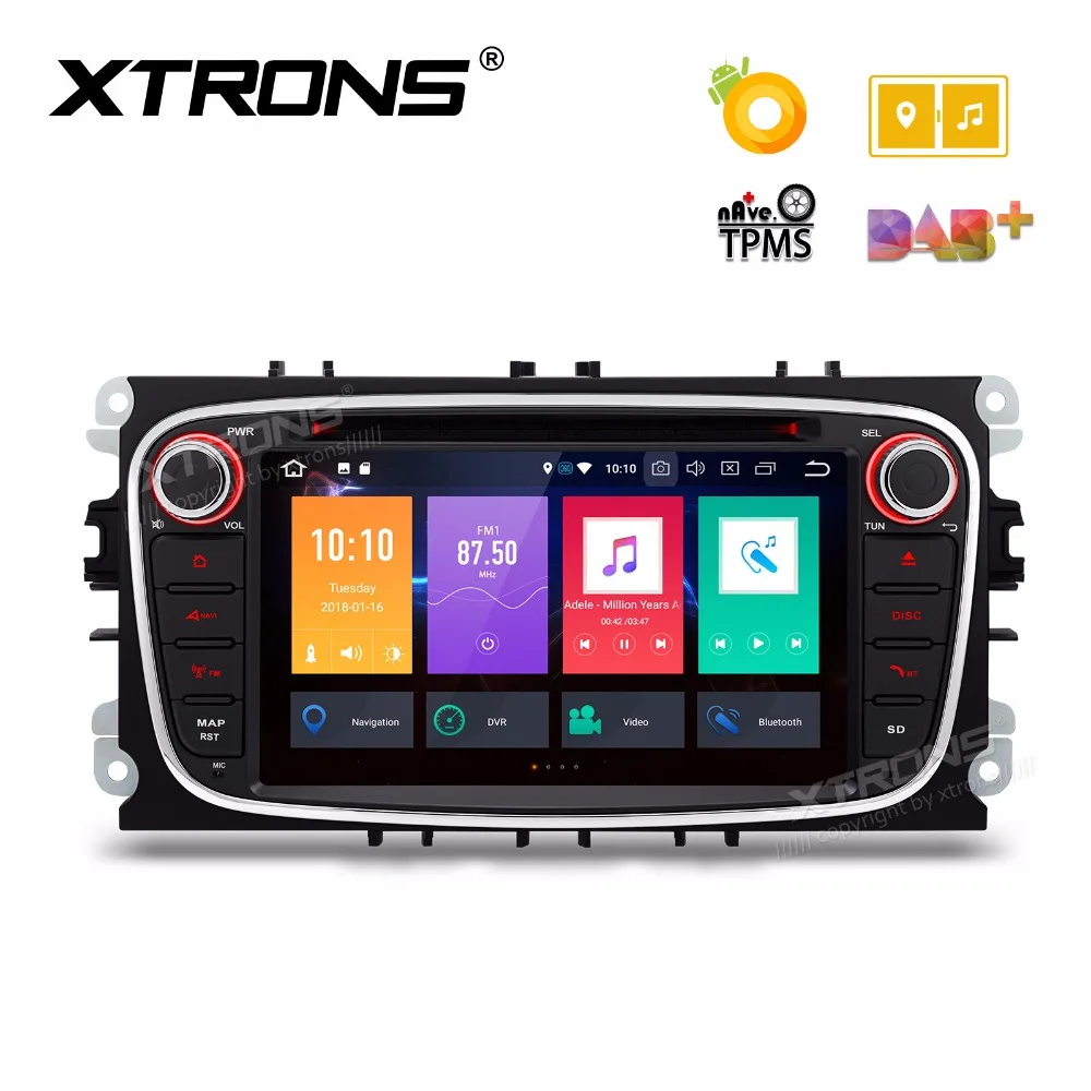 XTRONS 7 &quotAndroid 8 0 Восьмиядерный автомобильный dvd плеер радио gps USB навигация для Ford