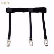 Унисекс Бизнес Рубашка Подвязки для Подвязки Пояс для подтяжек Для мужчин подтяжки для держателя рубашки, облегающие, с несминаемость носки Стремя