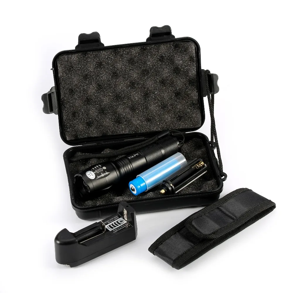 

10000 Lumens T6/L2 Zoomable 5 Modes LED Flashlight Tactical Flash light Lanterna LED Torch Flashlights For Camping