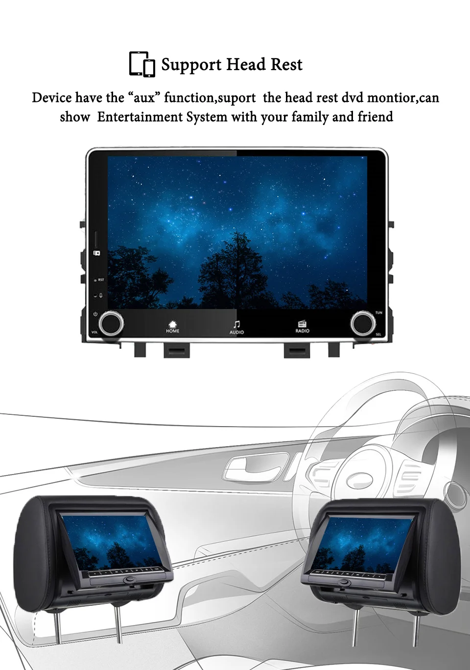 Sale Android 9.0 Octa Core PX5/PX3 For KIA Rio 2017 2018 Car DVD Player Navigation GPS 3/4G Radio 1024*600 Screen Stereo Audio Video 12