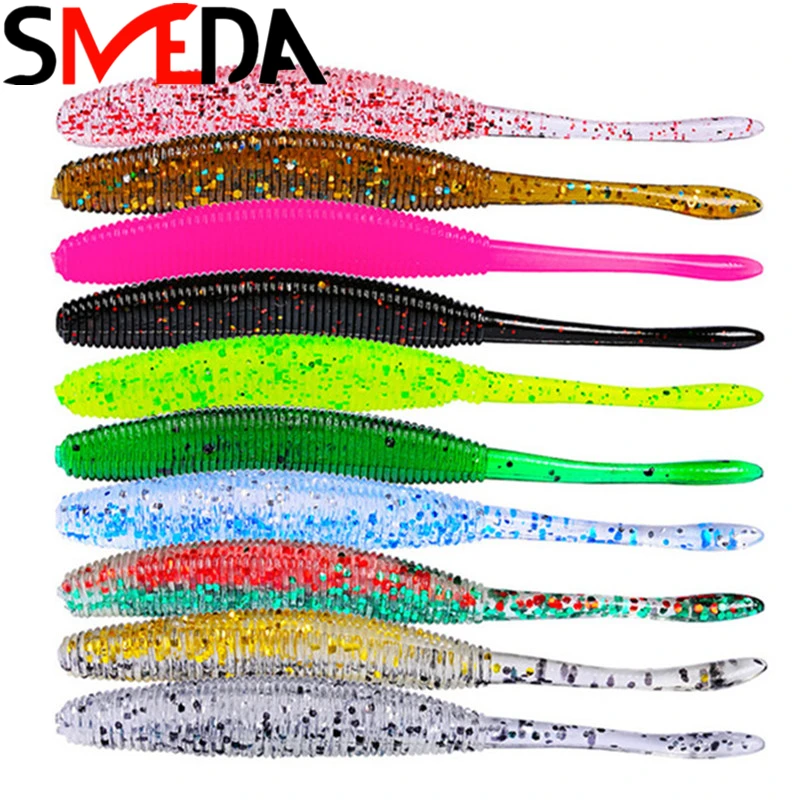 

Shone Soft Bait Lures 90mm 120mm Silicone Bait Colorful Carp Artificial Bait Fishing Lures Gear Tackle