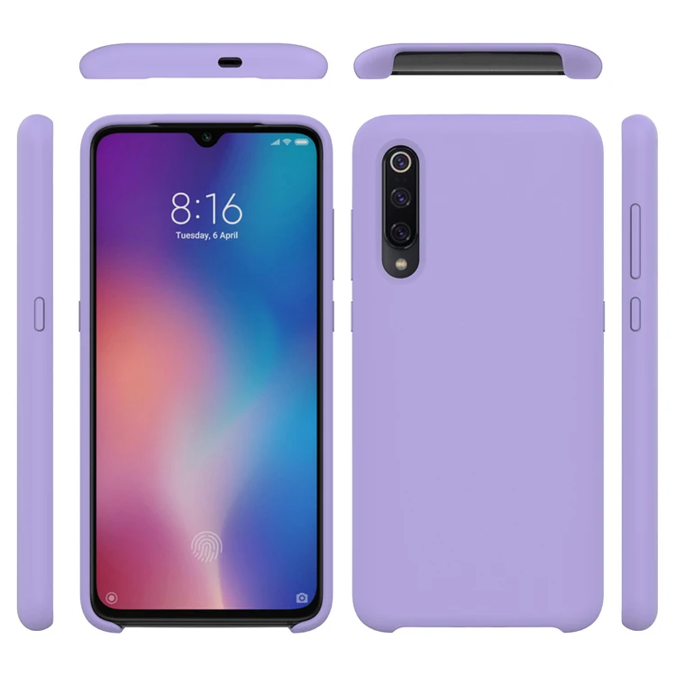 Чехол для Xiaomi Mi 8 9 SE 9SE 6 Redmi 6A 8A Note 8Pro 8T Официальный чехол из жидкого силикона