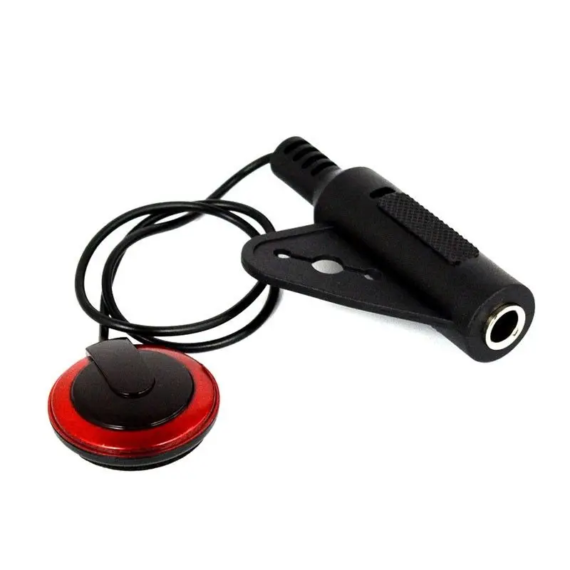 New Professional Piezo Contact Microphone Pickup For Guitar Ukulele 1/4'' Musical Instrument Accessories Parts