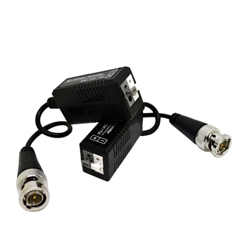 10Pairs 20Pieces BNC to UTP Cat5/5e/6 Video Balun HD Transceivers Adapter Transmitter Support 720P/1080P AHD CVI TVI Camera 100M