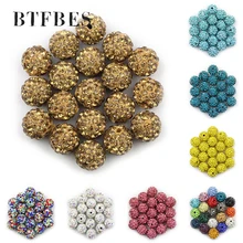 BTFBES 10mm 20pcs Micro Pave Beads Pave Crystal Disco Ball Round Clay Loose beads Bracelet Necklace Jewelry Making DIY Accessory BTFBES 10mm 20pcs Micro Pave Beads Pave Crystal Disco Ball Round Clay Loose beads Bracelet Necklace Jewelry Making DIY Accessory