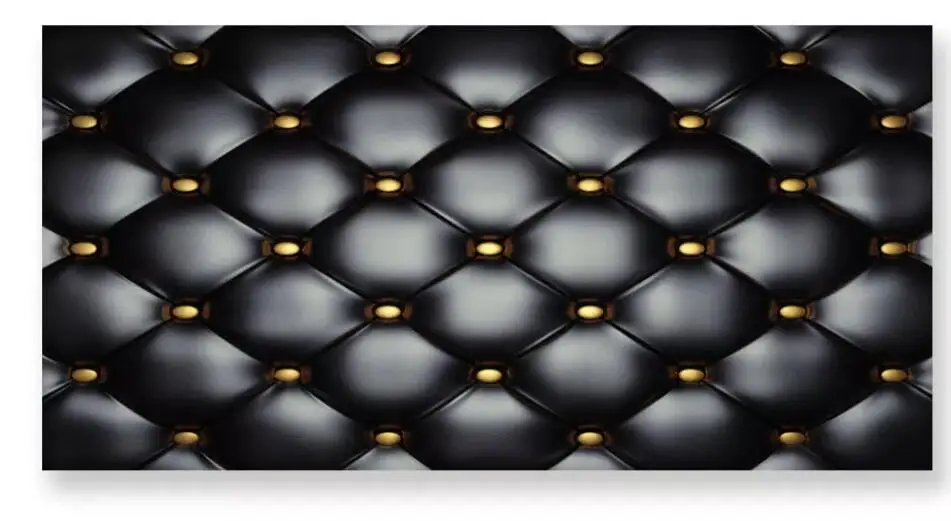 Custom 3D fashion soft pack embossed TV background wall decoration wallpaper