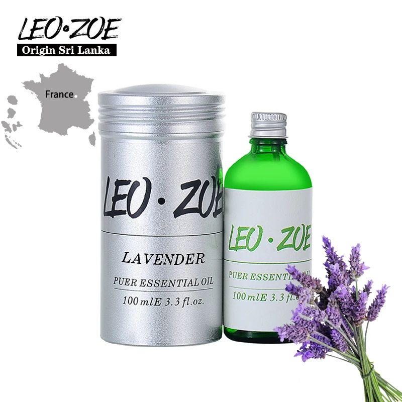 LEOZOE Lavender Essential Oil Certificate Of Origin France Authentication Aromatherapy Lavender Oil 100ML