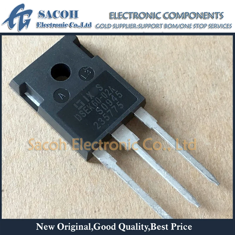 

New Original 10PCS/Lot DSEK60-02A OR DSEC60-02A OR DSEC60-03A OR DSEC60-04A TO-247 60A 200V Fast Recovery Epitaxial Diode