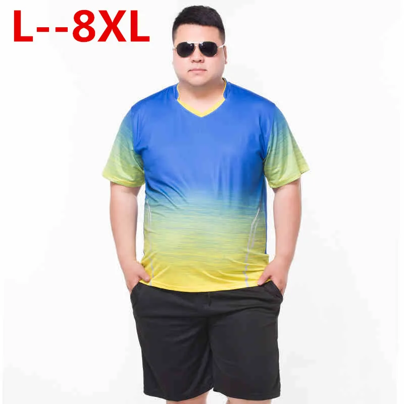 Big size 10XL 8XL 6XL 5XL 4XL t shirt men brand clothing summer solid t