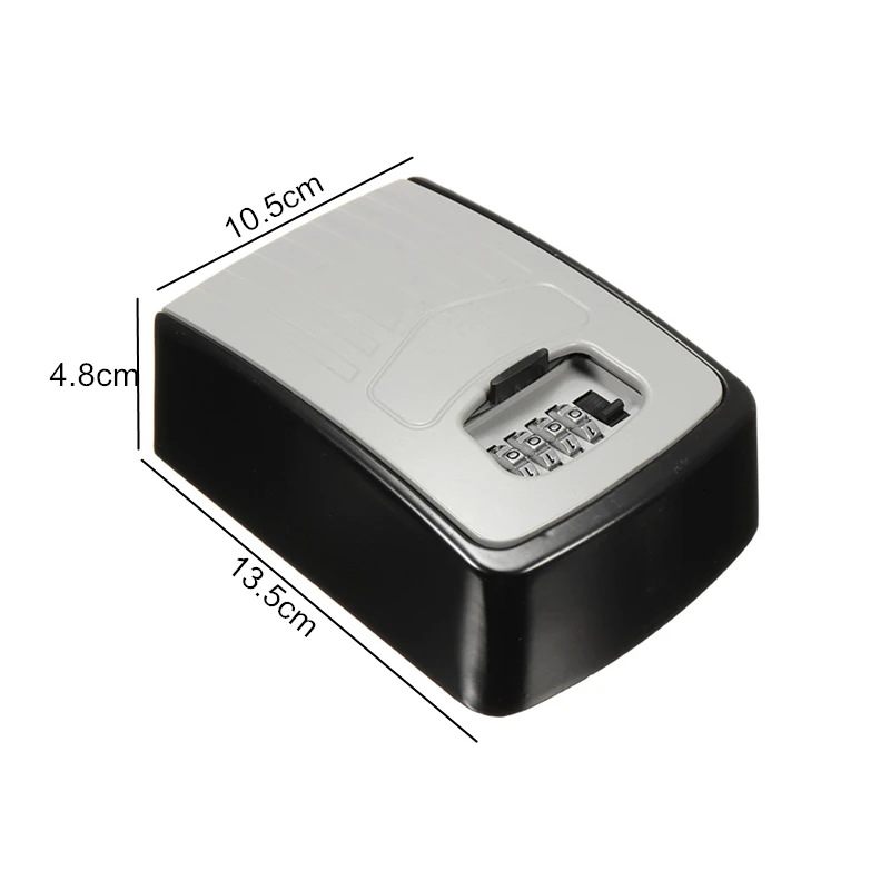 Wall Mounted 10-Digit Combination Security Keys Storage Safe Box Home Keys Hide