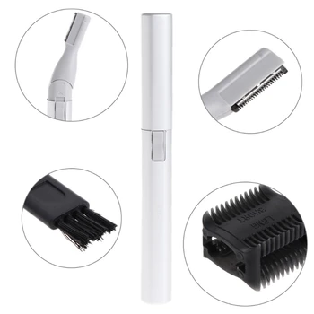 

Electric Body Nose Nasal Ears Eyebrow Facial Hair Clipper Trimmer Shaver Remover