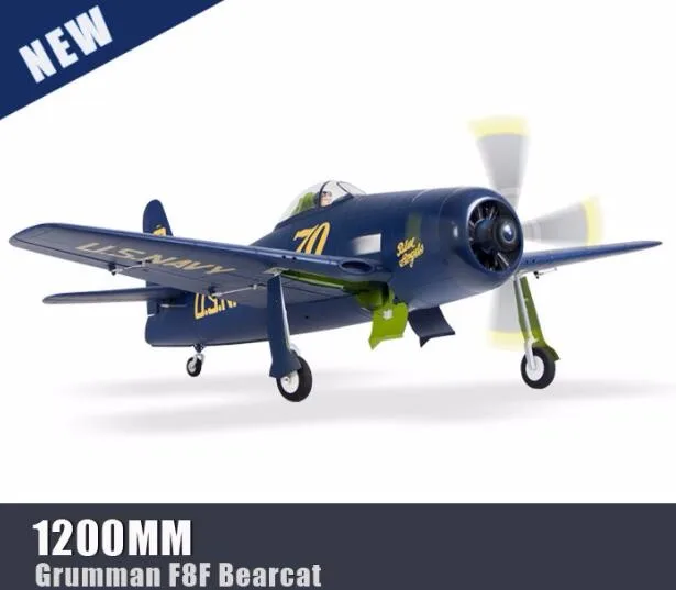 Flightline Freewing rc самолет warbird 1,2 м F8F Bearcat PNP, PNP Без ESC, комплект, радиоуправляемая модель