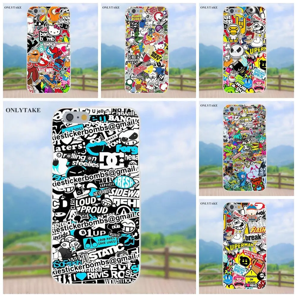 

Vvcqod Ken Block Smiley Dc Various Brands Logo For Apple iPhone 4 4S 5 5C SE 6 6S 7 8 Plus X Galaxy Grand Core II Prime Alpha