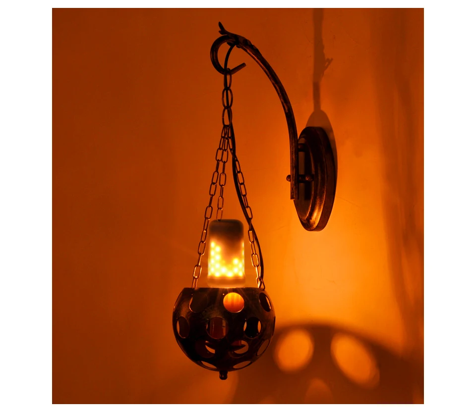 E14 E27 B22 Светодиодный светильник с эффектом пламени, лампа с мерцающим пламенем, светодиодный светильник 15 Вт, 110 В, 220 В, для вечерние, рождественские, для украшения дома