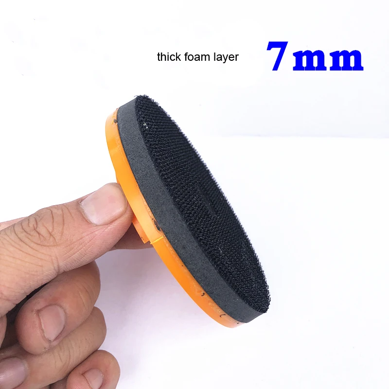 4 inch 100mm 5 inch 125mm 6 inch 150mm Snail Lock holder Adaptor Backer Pad Backing plate Disc Plastic Self Gripping Hook