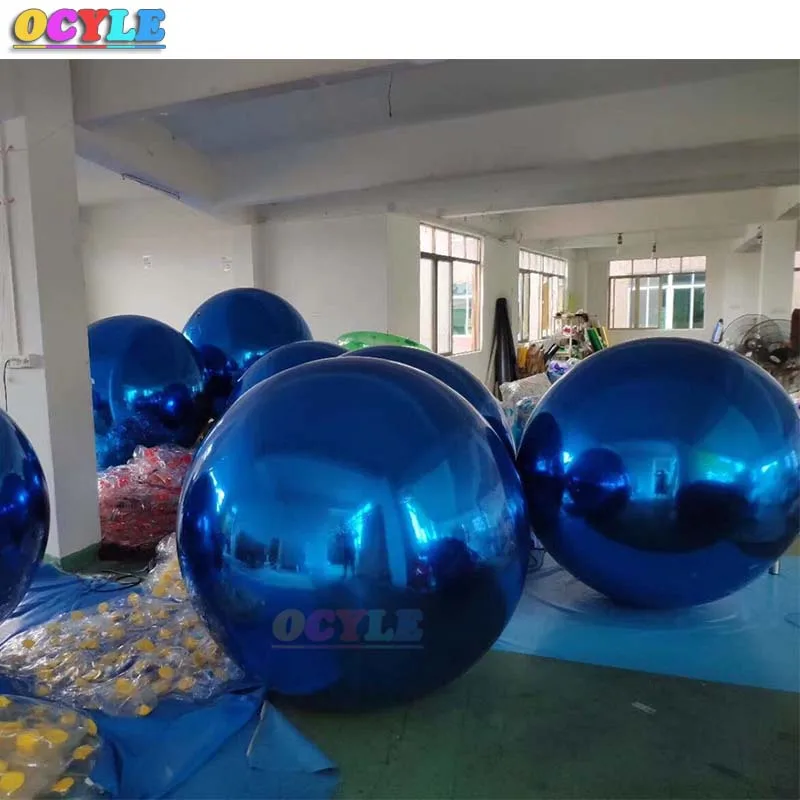 Ostyle гигантский надувной зеркальный шар для украшения ПВХ с рождественским