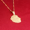 La Reunion Map Pendant Necklace Gold Color Country Map Jewelry Fashion France Reunion Island Maps 3
