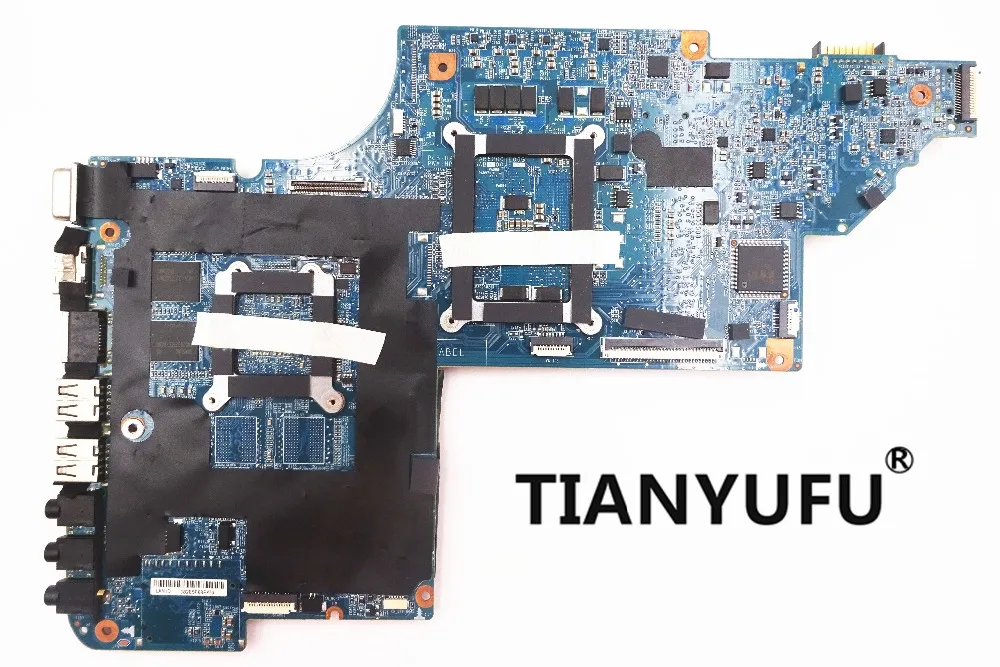 Бесплатная доставка 639389 001 DV7 6000 материнская плата DDR3 HM65 для HP ноутбука