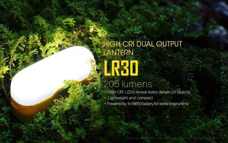 Распродажа~ NITECORE LR30 высокий CRI LEDx6 наружный светильник-вспышка софтбокс профессиональный белый/красный двойной светильник