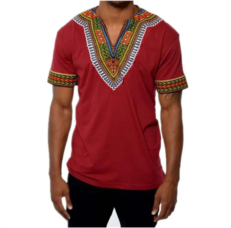 2022 Fashion Mens African Clothes Tops Tee Shirt Homme Africa Dashiki Dress Clothing Brand Casual Short Sleeve T Shirt for Men african culture clothing