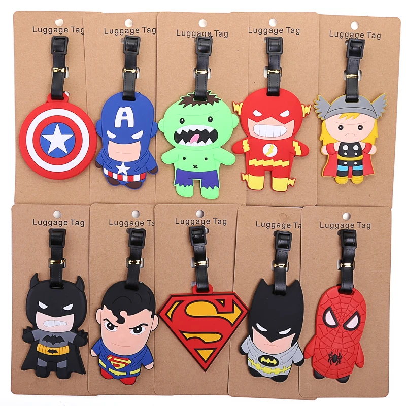 10pcs Littlest Pet Shop Super Hero Luggage Tag Pvc...