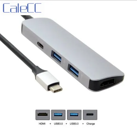 Usb c концентратор Thunderbolt 3 Тип к hdmi адаптер кабель для Samsung станция USB-C macbook usb