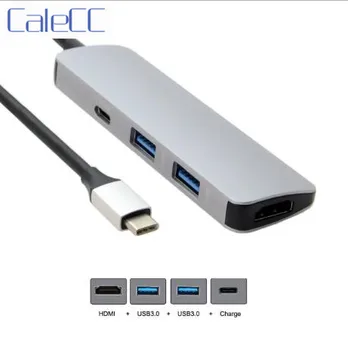 

Usb c hub Thunderbolt 3 type c to hdmi hub adapter Cable for Samsung station USB-C for macbook usb converter