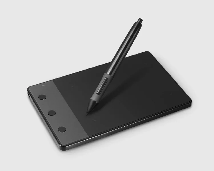 Huion H420 графический планшет художественная доска для рисования+ 10 дюймовая шерстяная подкладка сумка+ два пальца противообрастающая перчатка в подарок