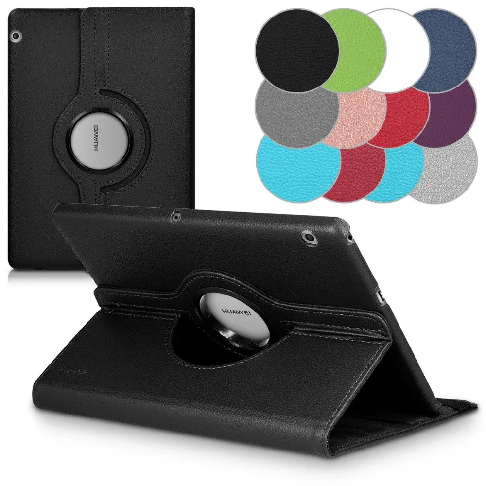 360 градусов вращающийся чехол с текстурой личи чехол для huawei MediaPad T3 10 AGS-W09 AGS-L09 AGS-L03 9," чехол Funda для чехол для игровой площадки 2 9,6