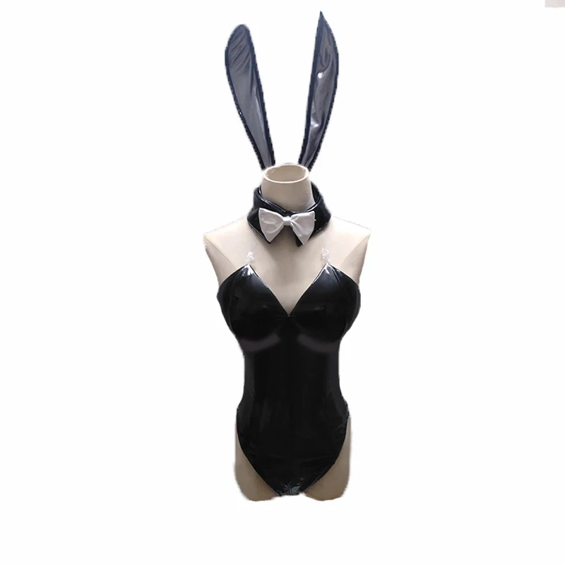 Гиперразмерный нептуния черное сердце Нуар кролик девушка косплей костюм униформа наряд