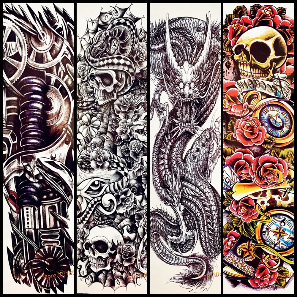 Paling Keren 20 Tato  Tengkorak  Mawar Gambar Tato  Keren