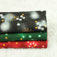 Половина метра хлопок ткань с Северной Европы размазывание печати ручной работы DIY одежды платье Детская одежда B469