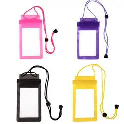 Сильный 3 Слои запечатывания Водонепроницаемый мешок для смартфона сумка для водных видов спорта для iPhone Карманный чехол для плавания с