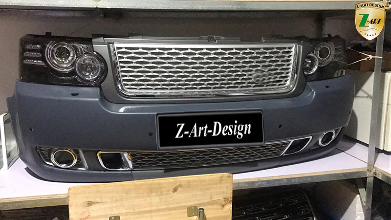 

Z-ART 2012 facelift PP front bumper for Land Rover Range Rover VOGUE 2005-2008 retrofit body kit for Range Rover Vogue