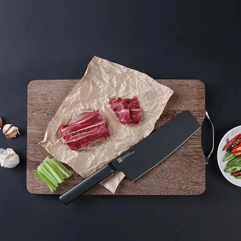 Xiaomi кухонный нож Huohou из нержавеющей стали ножи повара Рождественский Новогодний подарочный набор 7 дюймов Материал 50Cr15MoV HRC 55 Рождество