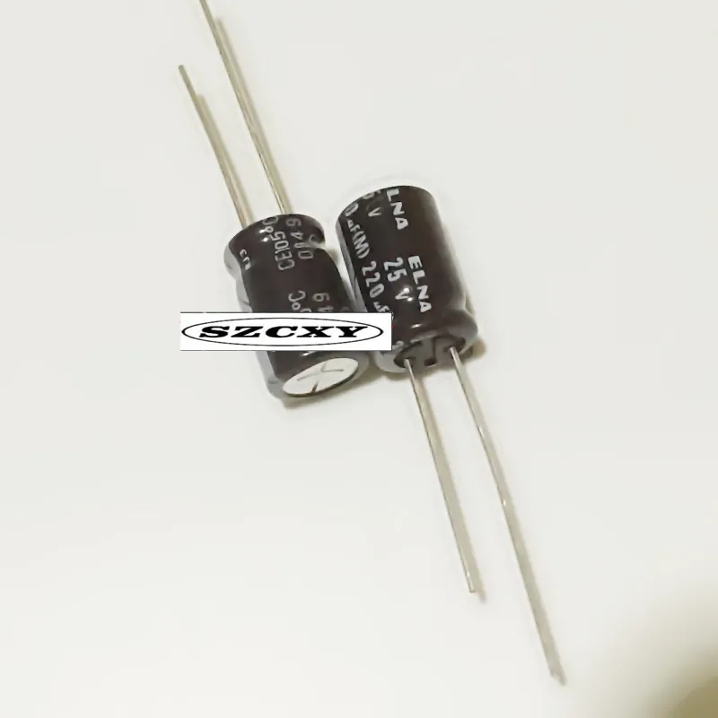 100%Home furnishings 25v220uf RJ3 220uF 25V 8X11.5 Aluminum electrolytic capacitors | Электроника