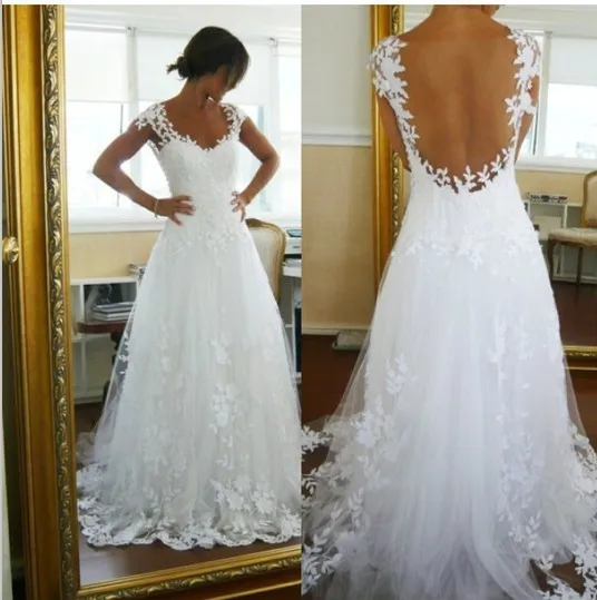 

dreses free shipping 2013 new design lace sexy white /ivory organza evening wedding dresses all size
