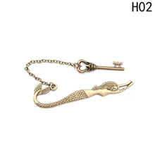 Милая мультяшная каваи Закладка с оленем для детей корейские канцелярские 3 вида стилей! Милый креативный ключ металлическая Закладка