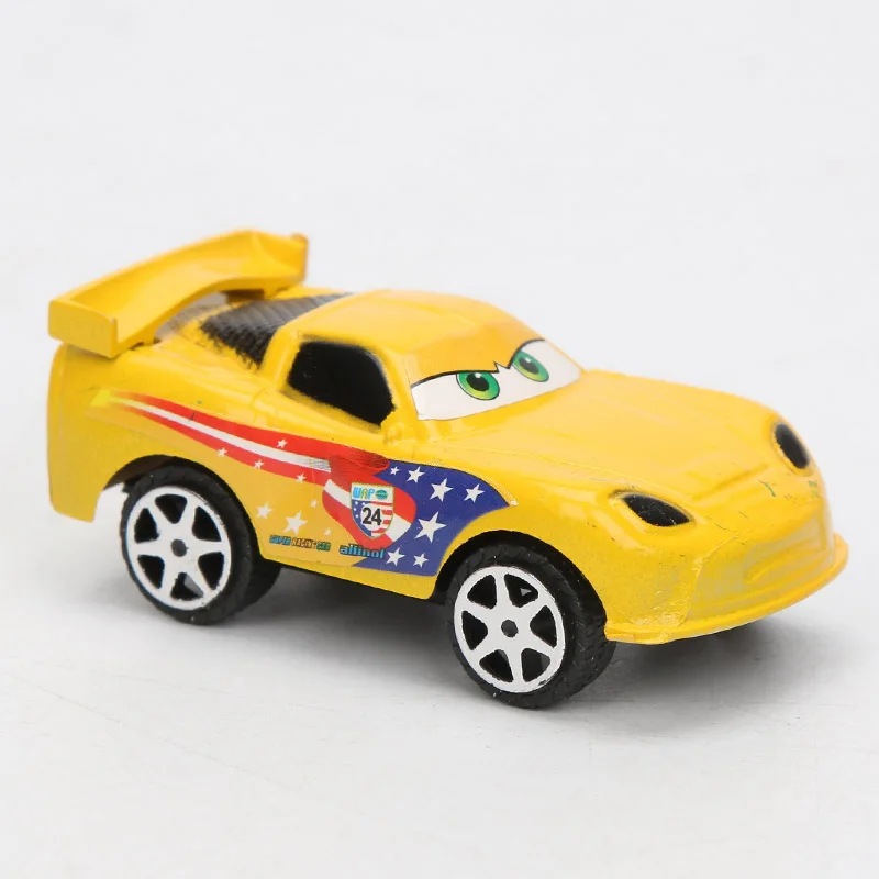 6 см 8 шт. disney Pixar Cars 3 Lightning McQueen Mater Jackson Storm Ramirez 1:55 литая под давлением ABS игрушка модель автомобиля подарки для мальчиков